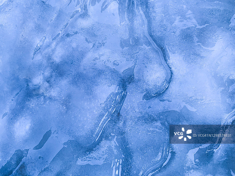 自然艺术：冰的特写图片素材