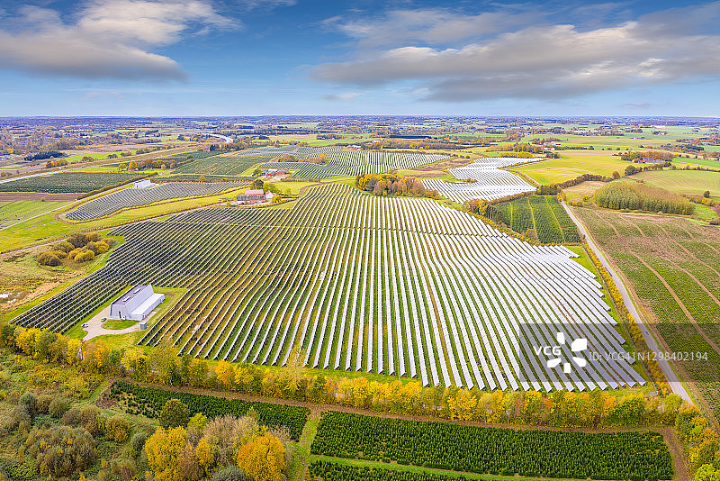 丹麦锡尔克堡的太阳能图片素材