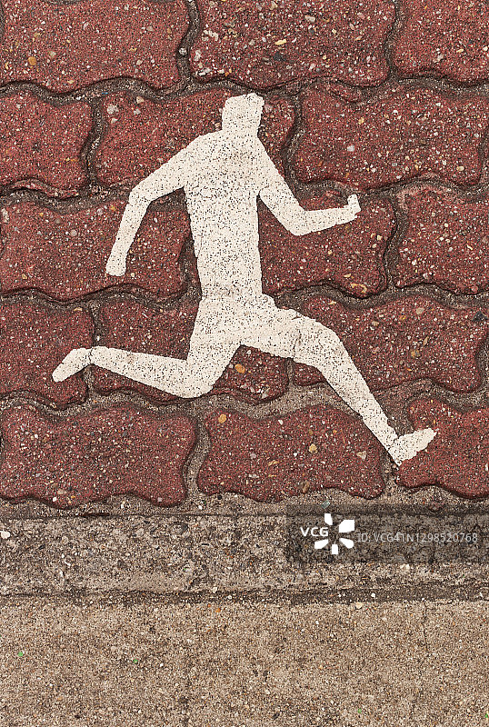 跑步的男人图片素材