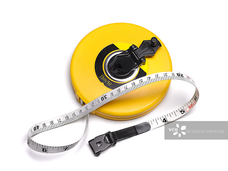 黄色卷尺图片素材