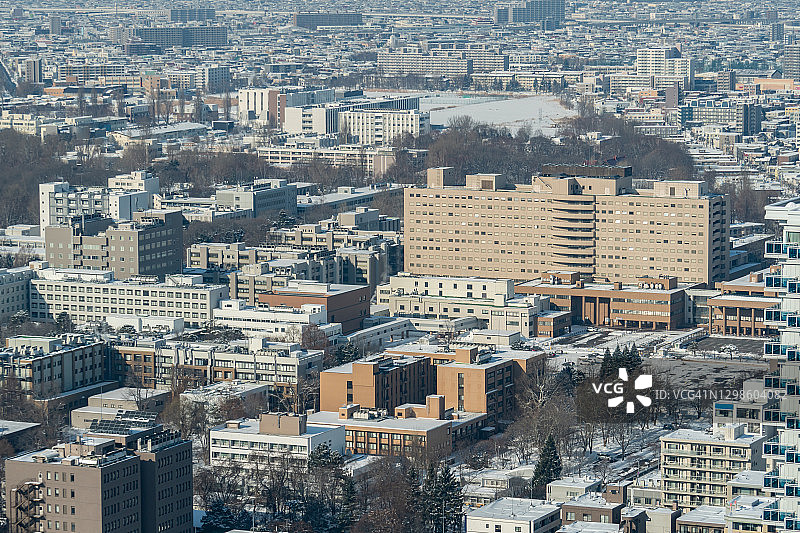 日本札幌市的北海道大学图片素材