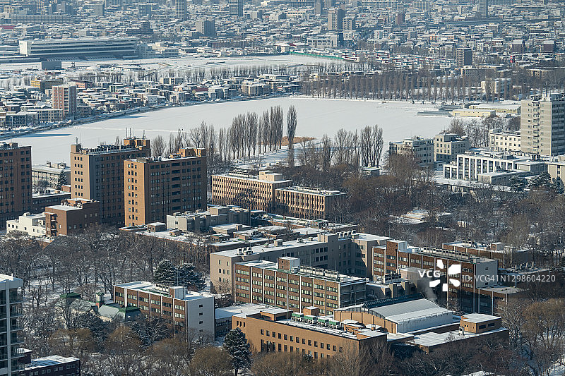 日本札幌市的北海道大学图片素材