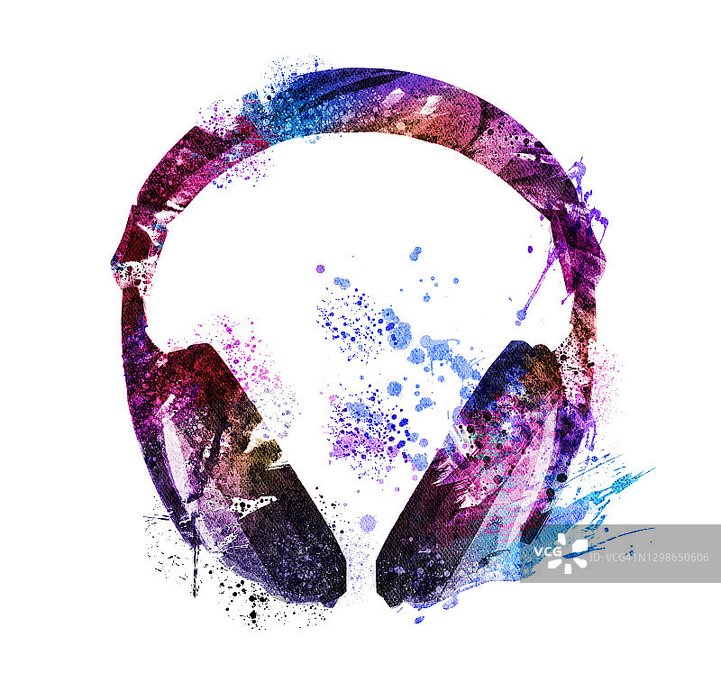 耳机插图图片素材