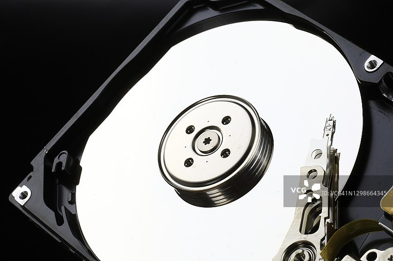 用于数据存储的电脑硬盘图片素材