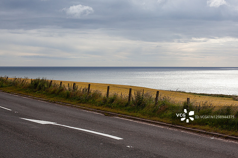 苏格兰沿海公路图片素材