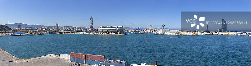 巴塞罗那港口图片素材