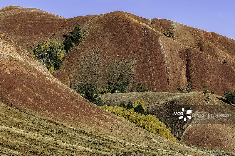 怀俄明州提顿国家森林公园凯利红山图片素材