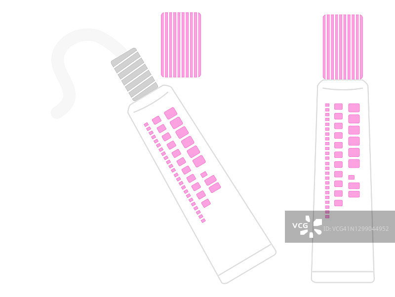 药膏软管插画图片素材