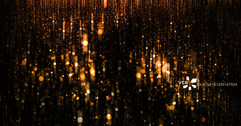 金色散焦闪光背景图片素材