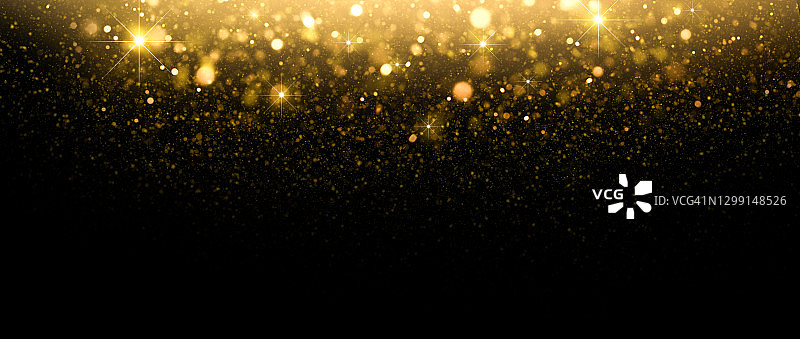 金色闪粉图片素材