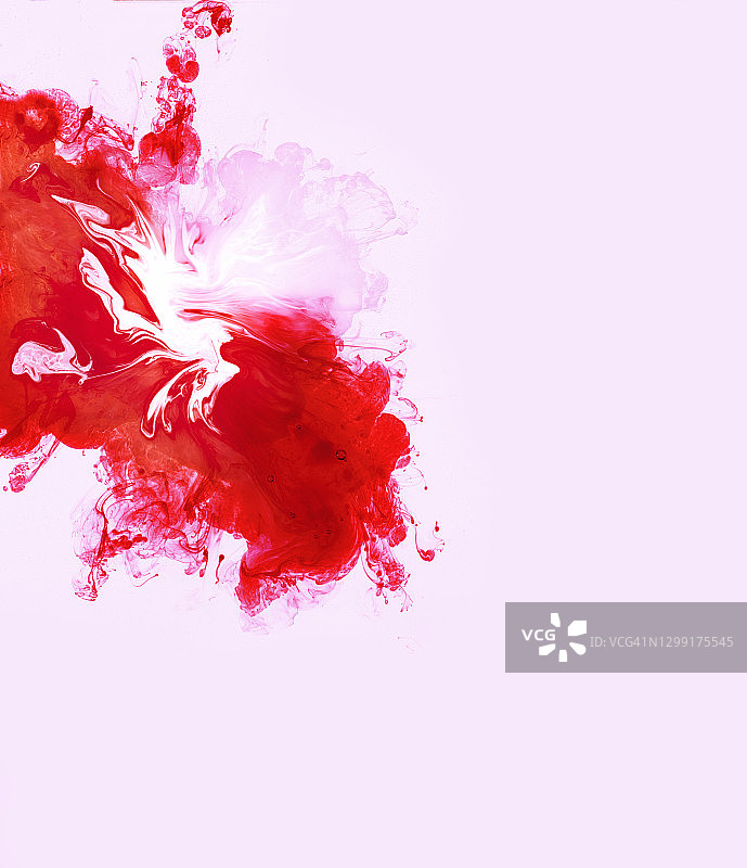 抽象红色粉色液体图片素材