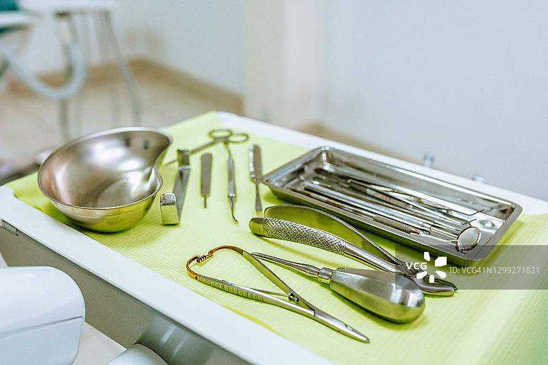 牙医医疗设备工具图片素材