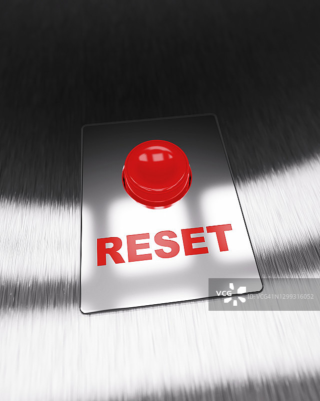 红色重置按钮图片素材
