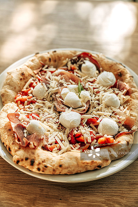 那不勒斯披萨图片素材