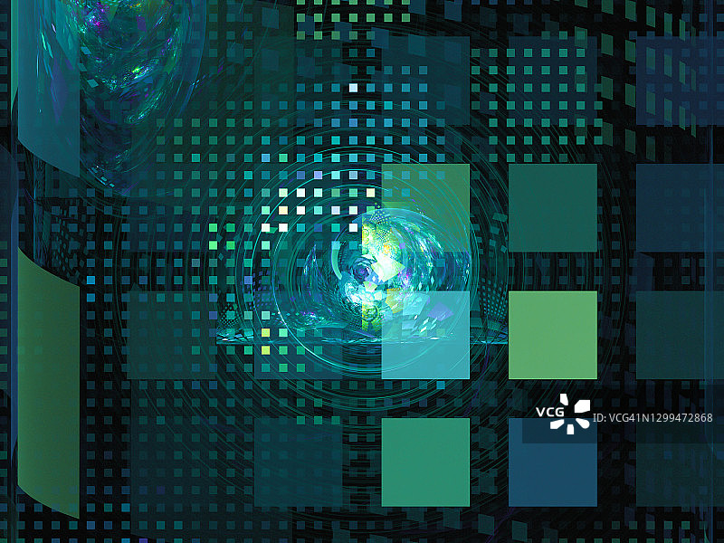 抽象绿色模板图片素材