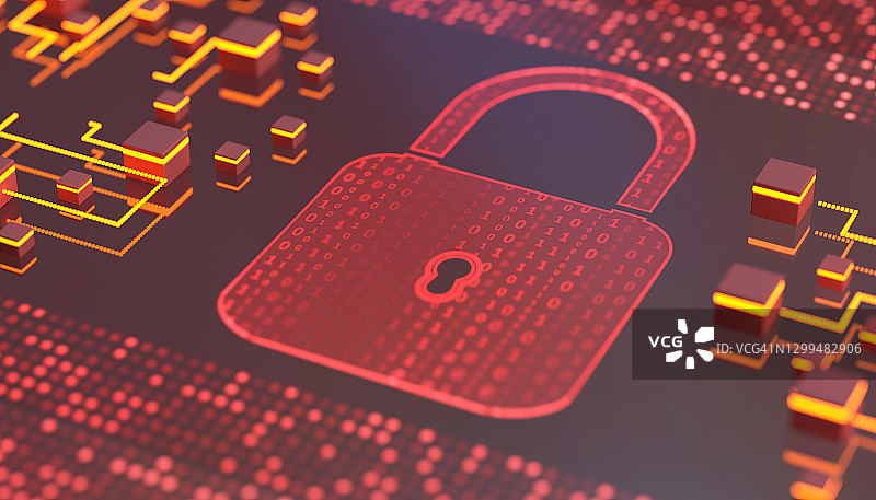 数字背景安全系统和数据保护图片素材