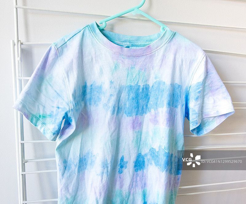 扎染T恤图片素材