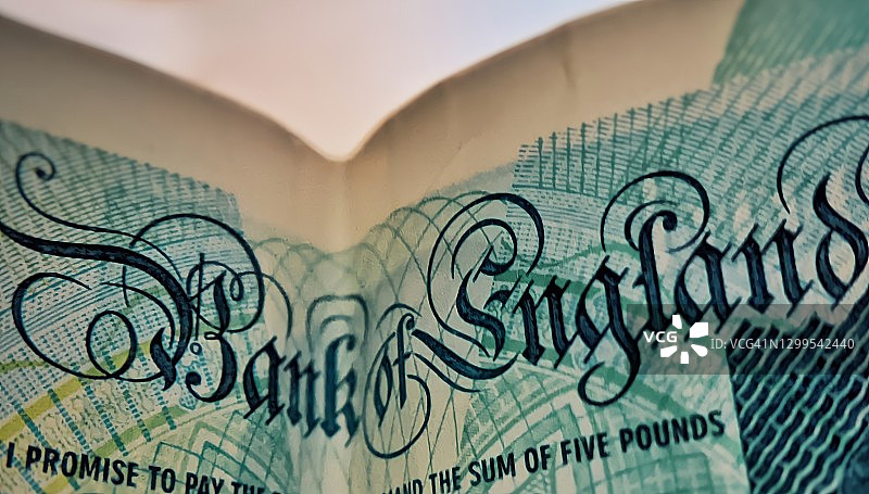 五英镑纸币图片素材