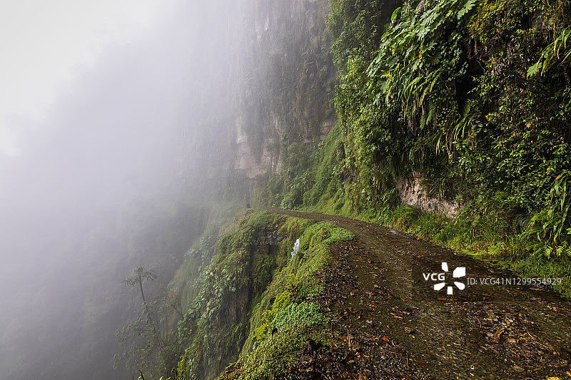死亡之路：玻利维亚北永加斯的世界最危险公路图片素材