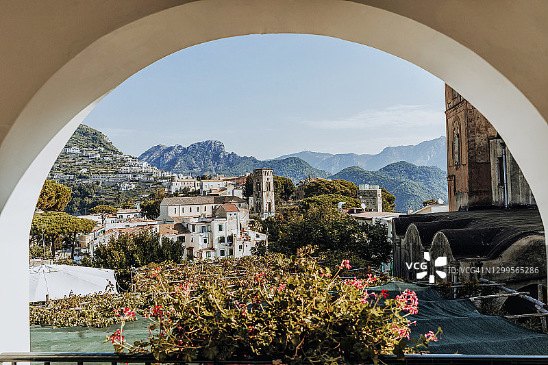 拉韦洛，阿马尔菲海岸景色图片素材