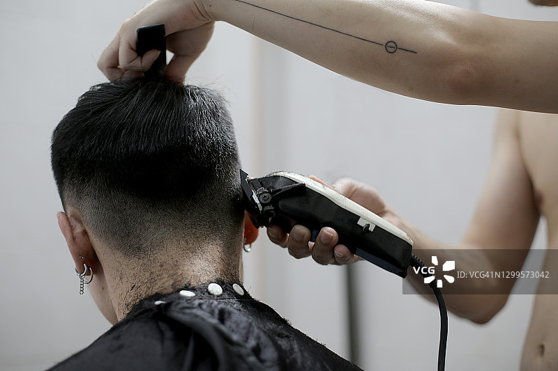 新常态 - 理发图片素材