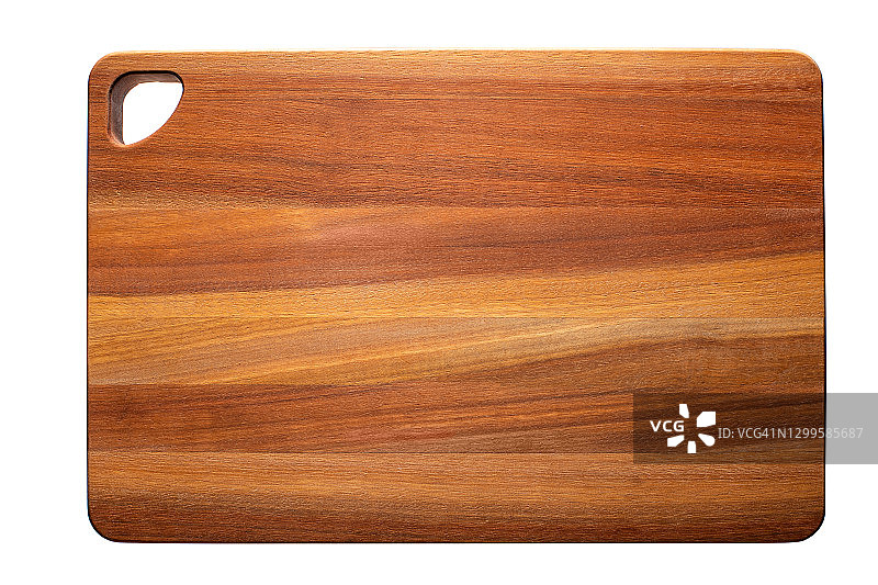 白色背景上的砧板图片素材