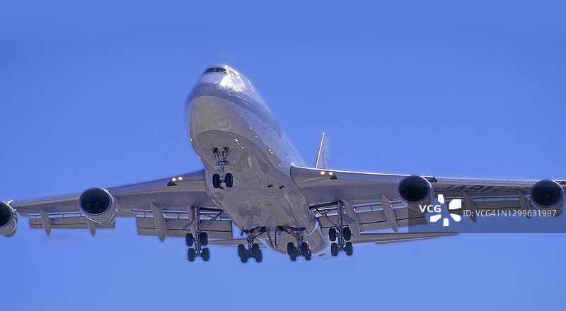 747飞机着陆图片素材