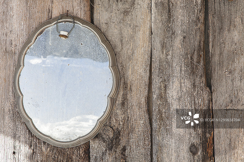 古董镜子图片素材