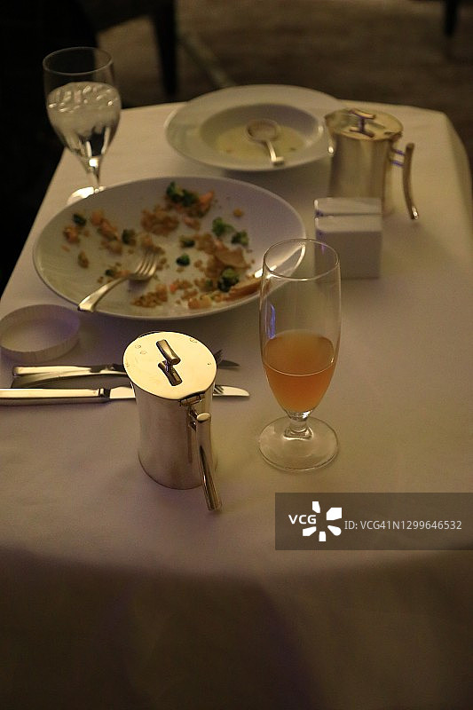 客房服务卡与送餐图片素材