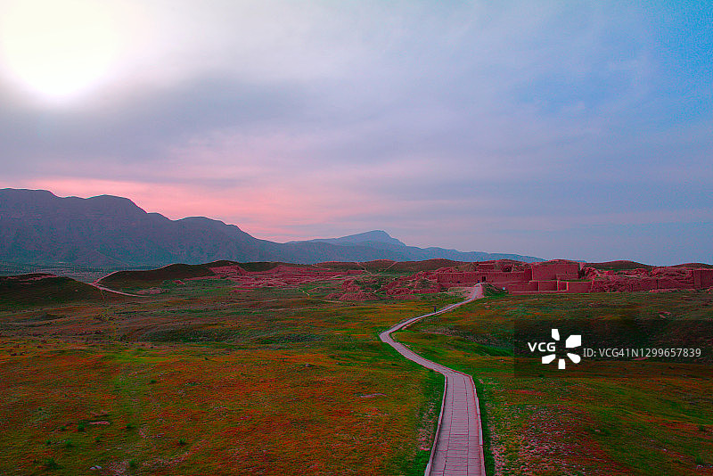 土库曼斯坦古尼萨遗址（古代帕提亚城市）图片素材