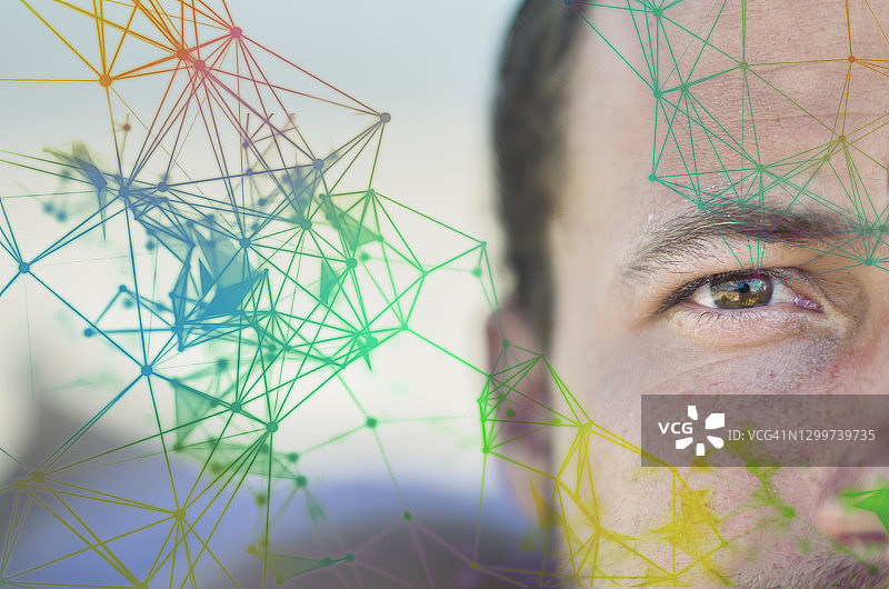 科技感人脸图片素材