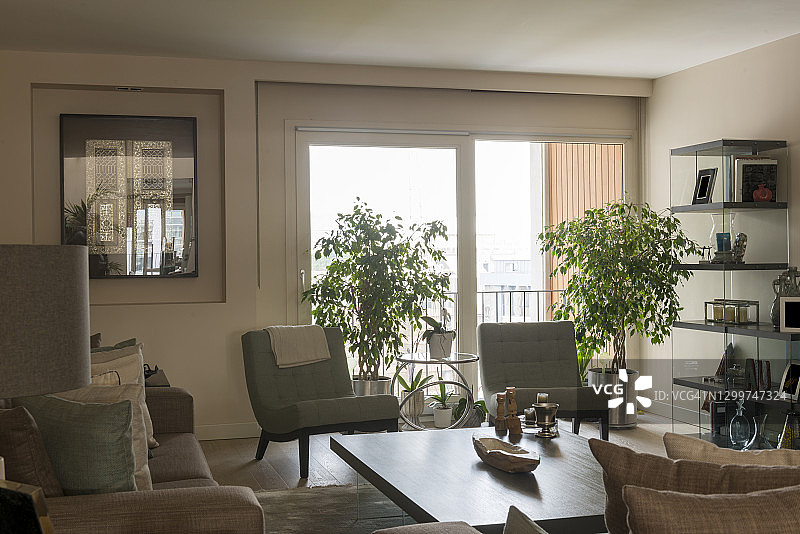 客厅，家居室内，土耳其，伊斯坦布尔图片素材