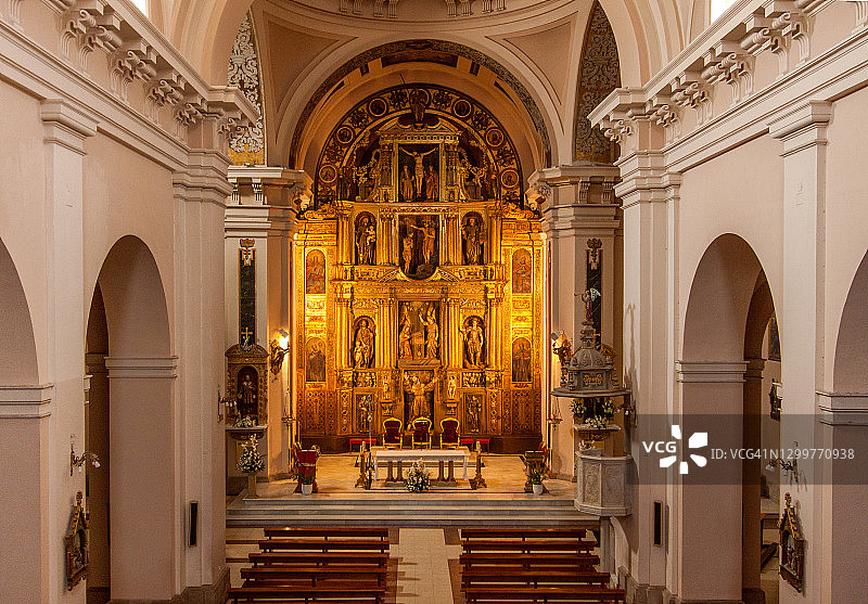 圣胡安包蒂斯塔教堂，阿甘达图片素材