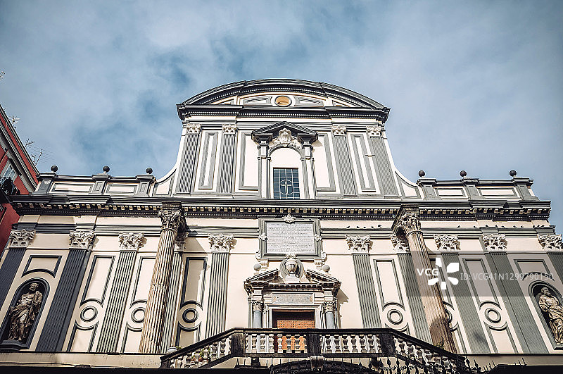 那不勒斯圣洛伦索马乔雷教堂图片素材