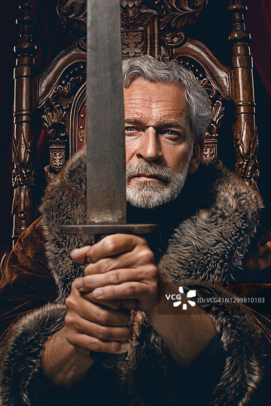 摄影棚内的国王古迹图片素材