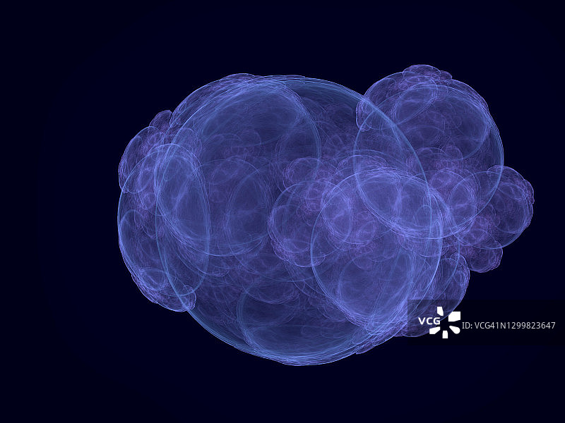 抽象数字艺术泡泡图片素材