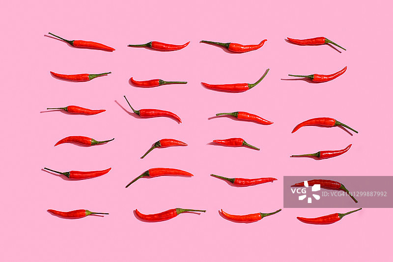 无缝辣椒图案图片素材