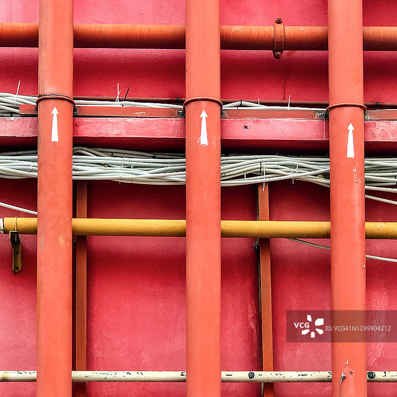 管道和电线图片素材