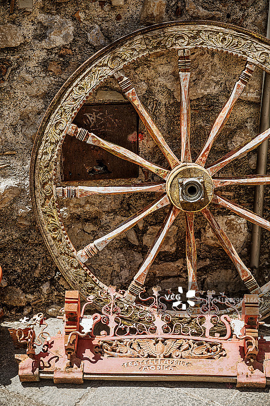 西西里岛陶尔米纳的细节图片素材