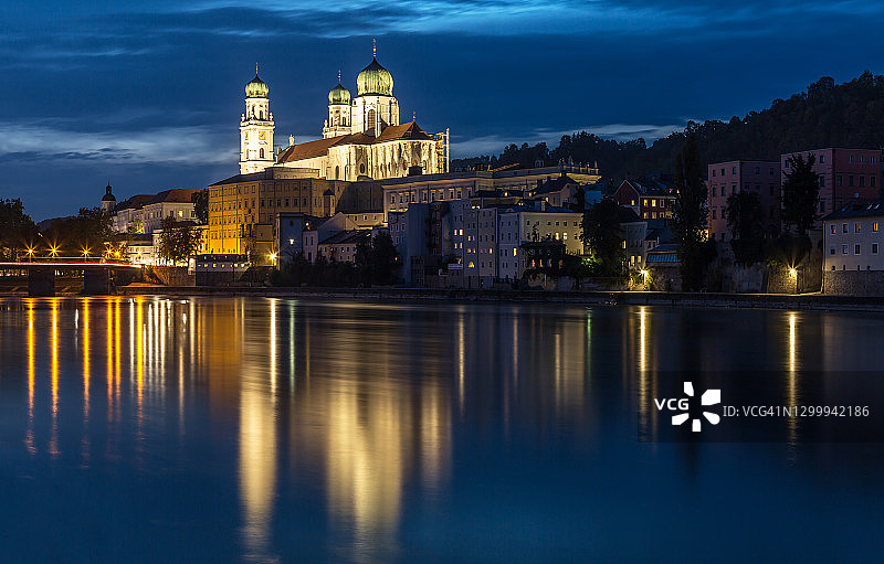帕绍 - 圣斯蒂芬大教堂（巴伐利亚/德国）图片素材