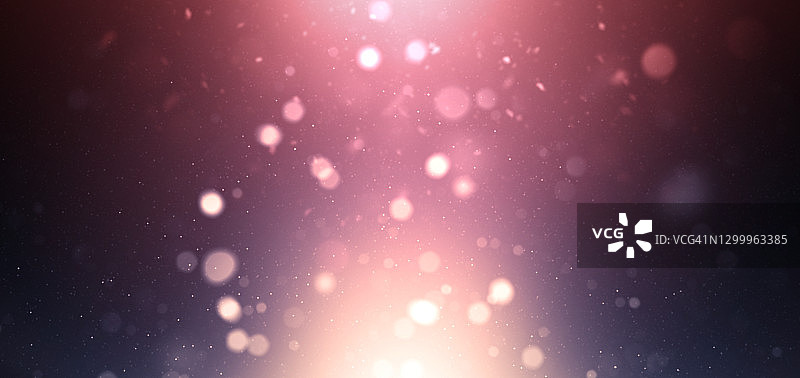 虚焦灯光和颗粒图片素材