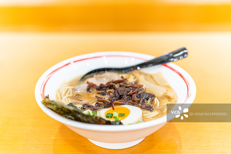 日式豚骨拉面图片素材