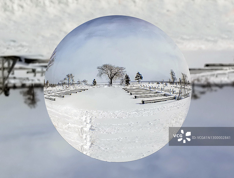 水晶码头图片素材