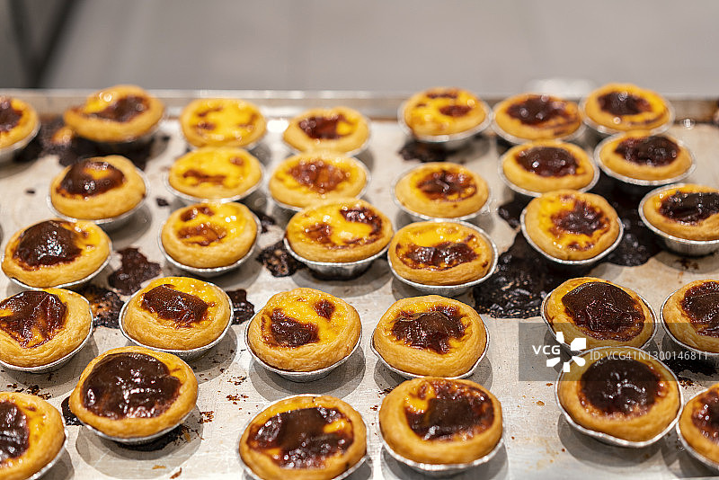 蛋挞特写图片素材