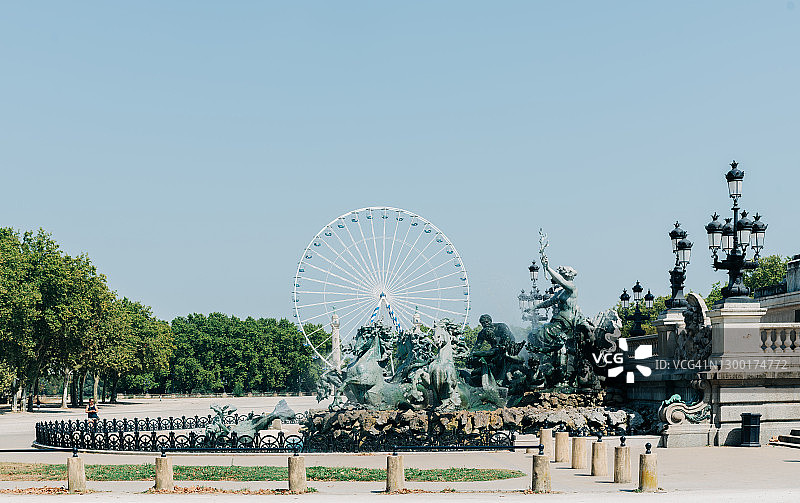 法国波尔多吉伦特纪念碑的日间景色照片图片素材