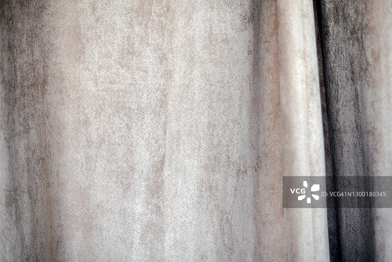 深灰色致密织物窗帘背景图片素材
