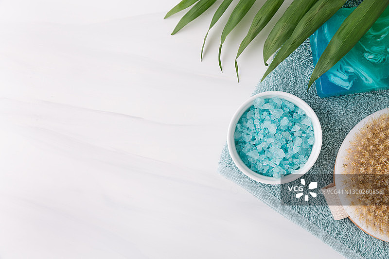 Spa 化妆品美容概念图片素材