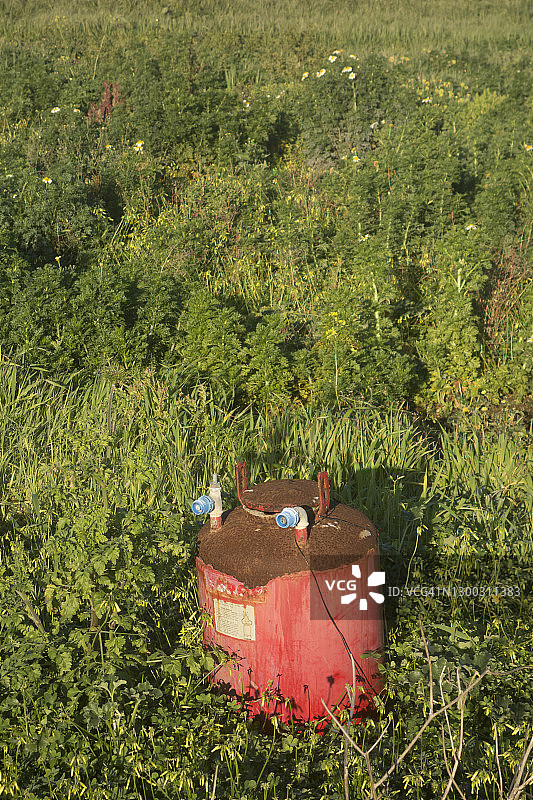 用于混合农用化学品的容器 - 农药或肥料图片素材