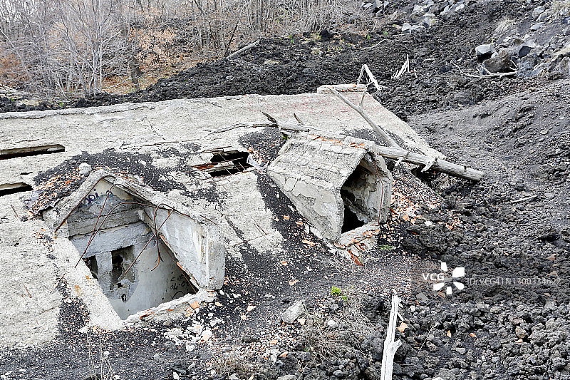 埃特纳火山，西西里岛图片素材
