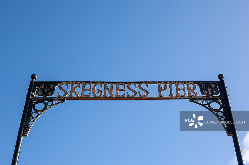 斯凯格内斯码头图片素材